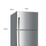 ⁦ثلاجة يوجين 14.4 قدم 406 لتر لون استيل UR2DML406S⁩ - الصورة ⁦3⁩