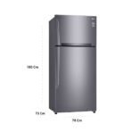 ⁦ثلاجة ال جي بابين 17.9 قدم فضي بلاتيني LT19HBHSIN⁩ - الصورة ⁦4⁩