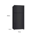 ثلاجة ال جي اسود 18 قدم LT19CBBMIN