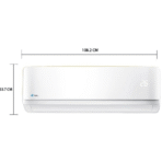 ⁦ماندو مكيف سبليت بلس، 28000 وحدة، بارد فقط، توزيع هواء رباعي الإتجاهات، تشغيل هادئ، واي فاي - MP-NF23-30C⁩ - الصورة ⁦3⁩