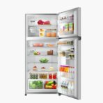 ⁦توشيبا ثلاجة ببابين بشاشة تعمل باللمس (إنفرتر) 21.5 قدم مكعب بسعة 608 لتر - فولاذ مقاوم للصدأ فاتح⁩ - الصورة ⁦3⁩