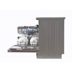 ⁦جنرال سوبريم غسالة صحون,7 برامج,13 مكان,2 رف, خاصية تجفيف, خاصية نصف تحميل, فضي.⁩ - الصورة ⁦5⁩