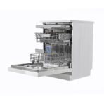 ⁦غسالة أطباق جنرال سوبريم، 8 برامج، 15 مكان، 3 رفوف، تجفيف توربو، خاصية نصف تحميل، سلة علوية قابلة للتعديل، أبيض.⁩ - الصورة ⁦6⁩