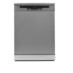 ميديا غسالة صحون، 12 مكان، 6 برامج ، نصف الحمولة، فضي