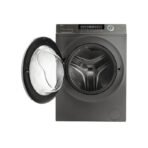 ⁦جنرال سوبريم غسالة تعبئة أمامية 15 كيلو إنفيرتر،فضي غامق, GSFL150WH⁩ - الصورة ⁦2⁩