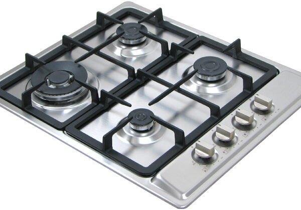 سطح 60سم 4 عين غاز مع مفاتيح جانبية شبك هيفي ديوتي