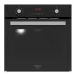 فرن كهرباء 8 وظائف 60سم (مع مروحة) - تايمر تاتش - كريستال أسود بدون فريم