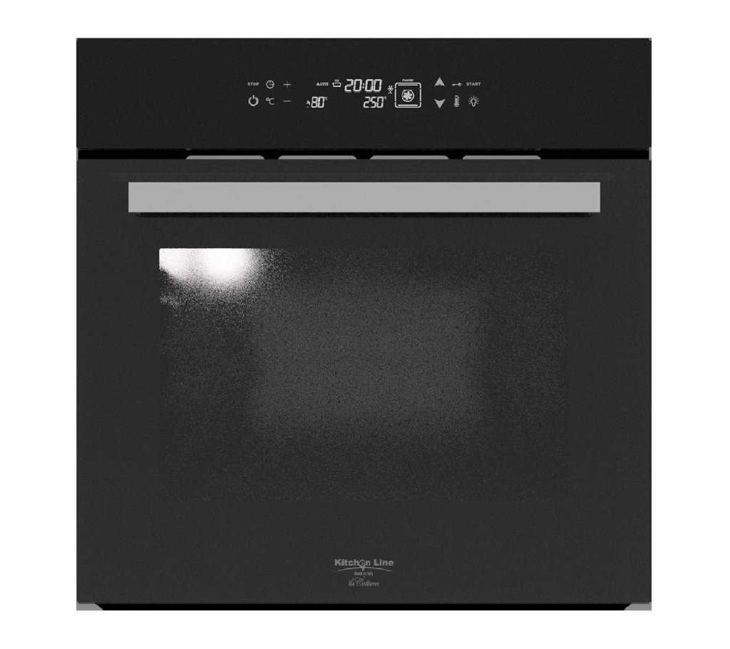 فرن كهرباء 11 وظيفة 60سم (مع مروحة) - كريستال أسود تاتش كامل فرن كهرباء 11 وظيفة 60سم (مع مروحة) - كريستال أسود تاتش كامل