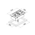 ⁦قلاية زيت كهرباء 30 سم - جويل لاين – JA0FRS000FXS⁩ - الصورة ⁦7⁩
