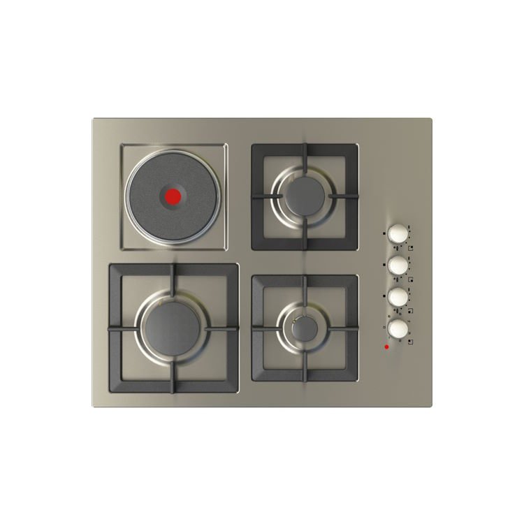 سطح 60سم 3 عين غاز شبك هيفي ديوتي + 1 عين كهرباء حجر سطح 60سم 3 عين غاز شبك هيفي ديوتي + 1 عين كهرباء حجر