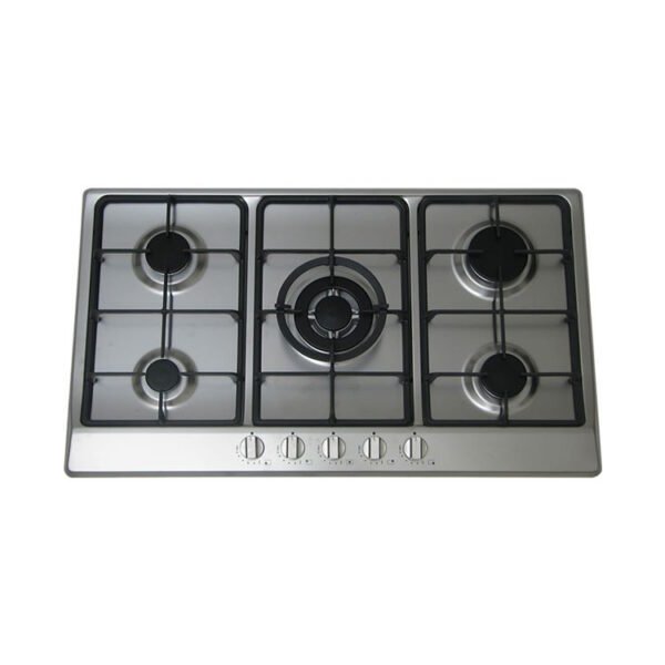 سطح 90سم 5 عين غاز شبك هيفي ديوتي سيراميك – HI5VRSMCG0XS