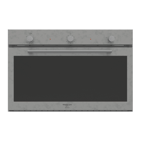 فرن غاز / شواية كهرباء 90سم (مع مروحة) - تايمر عادي