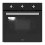 فرن كهرباء 6 وظائف 60سم (مع مروحة) - كريستال أسود بدون فريم